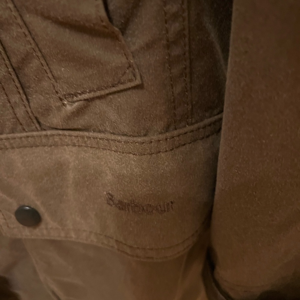 This is a Barbour wax jacket.